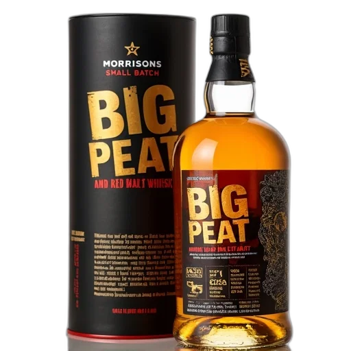 bottle, big, peat, whisky transparent PNG cut-out