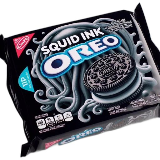 food, 3d render, oreo, package transparent PNG cut-out
