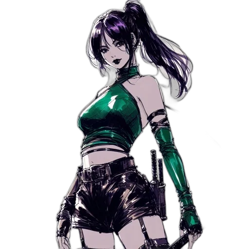 weapon, cyberpunk, concept art, comic book art transparent PNG cut-out
