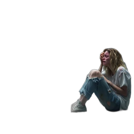 creature, face, hair, shoes transparent PNG cut-out