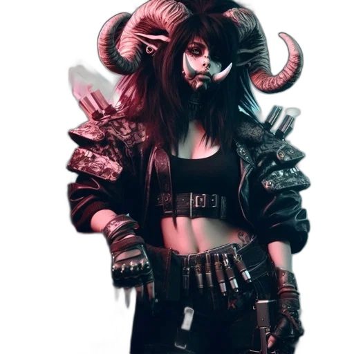mask, creature, weapon, jacket transparent PNG cut-out