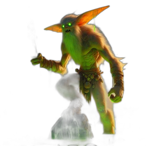 dragon, staff, creature, weapon transparent PNG cut-out