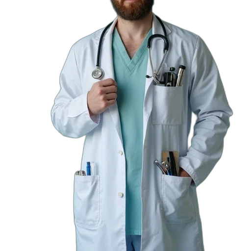 staff, jacket, robot, weapon transparent PNG cut-out