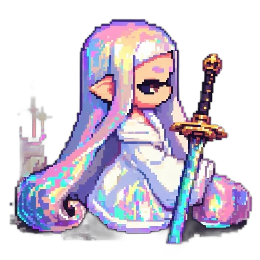 staff, sword, weapon, dress transparent PNG cut-out