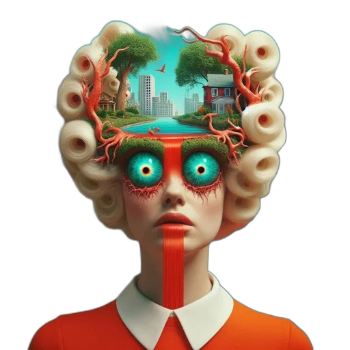 mask, face, robot, creature transparent PNG cut-out
