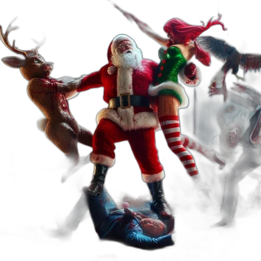 concept art, 3d render, fantasy art, festive transparent PNG cut-out