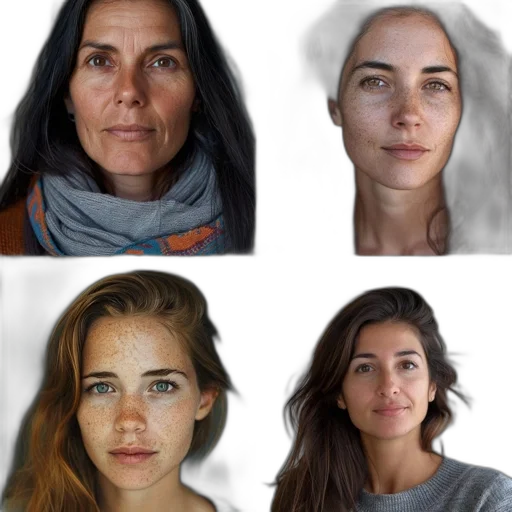 face, mask, photorealistic, concept art transparent PNG cut-out