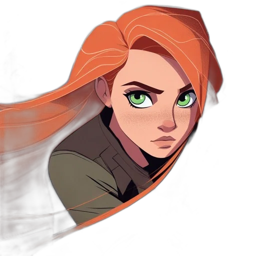 jacket, face, concept art, comic book art transparent PNG cut-out