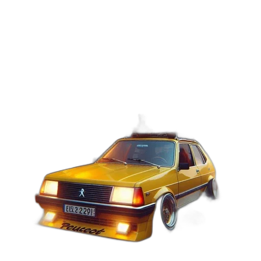 car, robot, weapon, 3d render transparent PNG cut-out