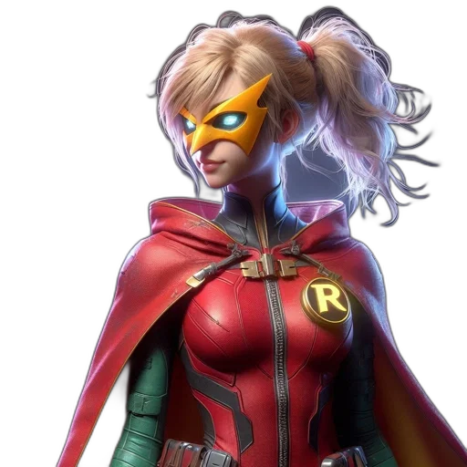 concept art, comic book art, 3d render, character transparent PNG cut-out
