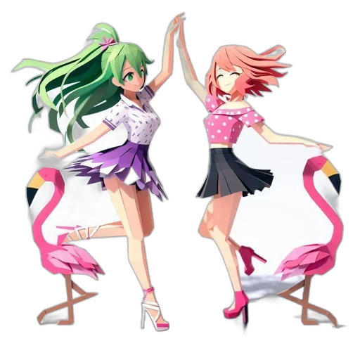 concept art, 3d render, pixel art, anime transparent PNG cut-out