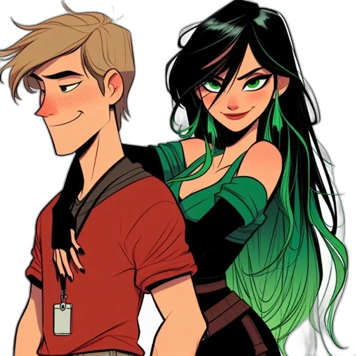 comic book art, cartoon, concept art, fantasy art transparent PNG cut-out
