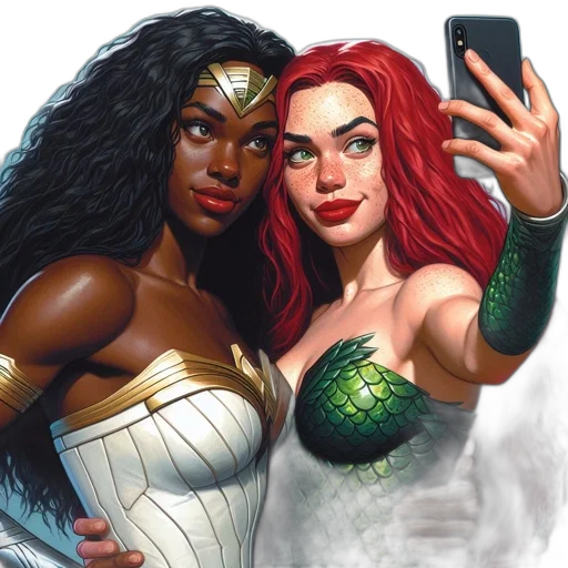 comic book art, fantasy art, concept art, cartoon transparent PNG cut-out