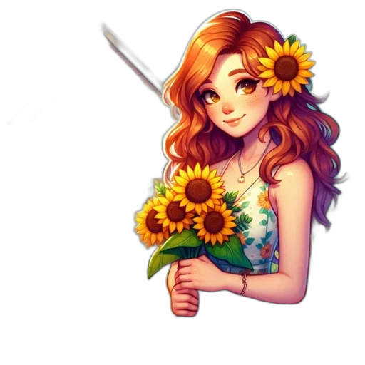staff, flower, weapon, sword transparent PNG cut-out