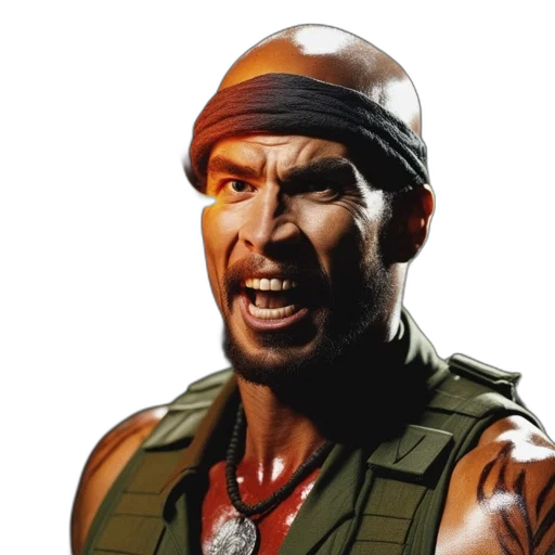 face, weapon, concept art, comic book art transparent PNG cut-out