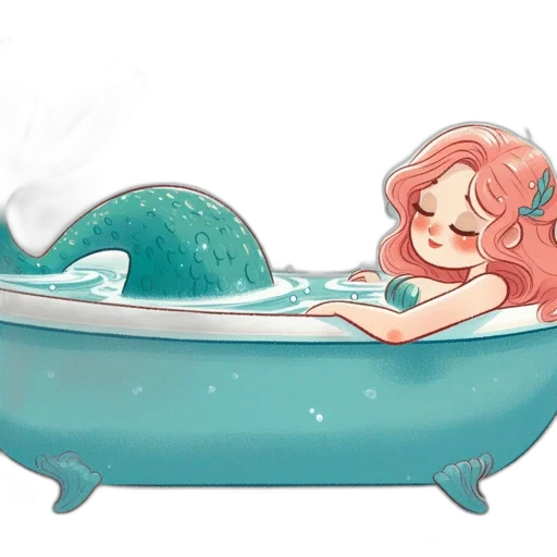 concept art, vaporwave, watercolor, cartoon transparent PNG cut-out