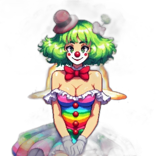 dress, creature, mask, crown transparent PNG cut-out