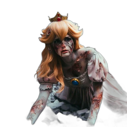 crown, face, dress, concept art transparent PNG cut-out