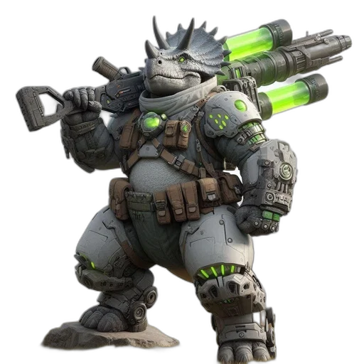weapon, robot, staff, concept art transparent PNG cut-out