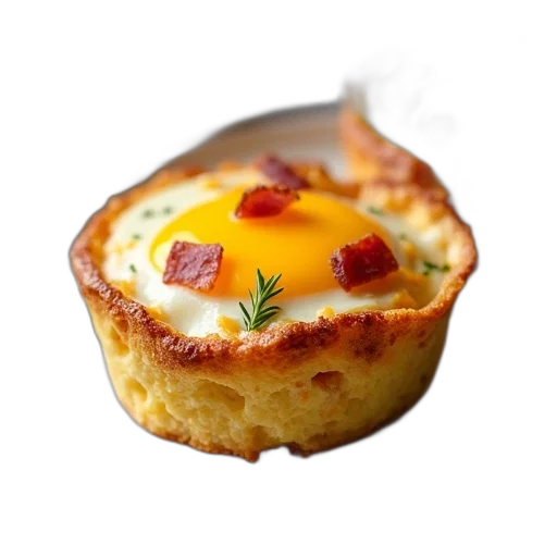 food, crown, photorealistic, 3d render transparent PNG cut-out