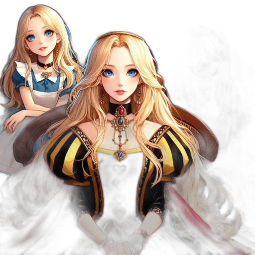 fantasy art, concept art, anime, pixel art transparent PNG cut-out