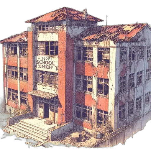 building, furniture, 3d render, concept art transparent PNG cut-out