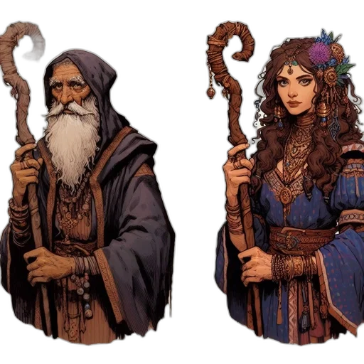 staff, fantasy art, concept art, pixel art transparent PNG cut-out