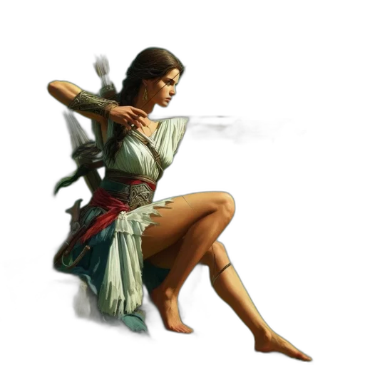 dress, weapon, staff, sword transparent PNG cut-out