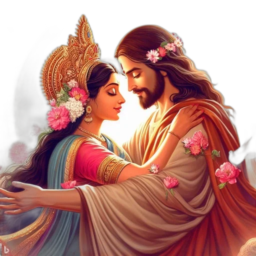 scene, love, divinity, woman transparent PNG cut-out