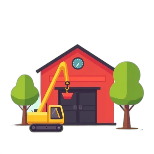 furniture, building, car, concept art transparent PNG cut-out