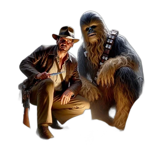 concept art, comic book art, fantasy art, 3d render transparent PNG cut-out