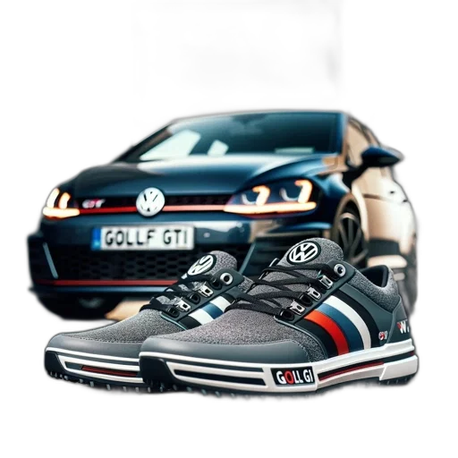 shoes, car, photorealistic, 3d render transparent PNG cut-out