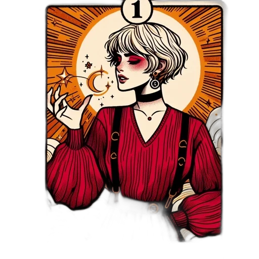 jewelry, staff, jacket, comic book art transparent PNG cut-out