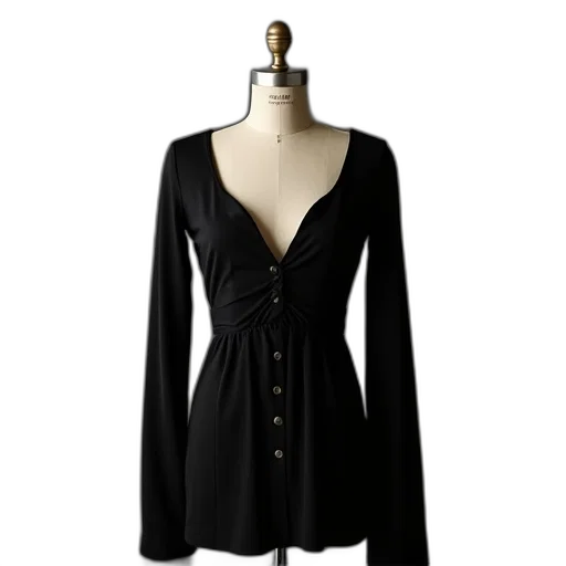 jacket, dress, dark, black transparent PNG cut-out