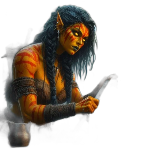 staff, dragon, fantasy art, concept art transparent PNG cut-out