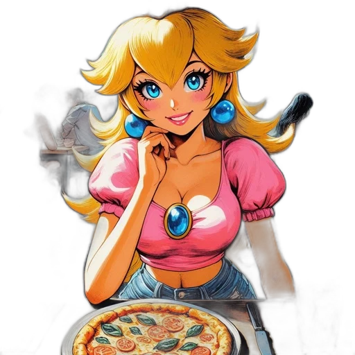 food, dress, concept art, pixel art transparent PNG cut-out