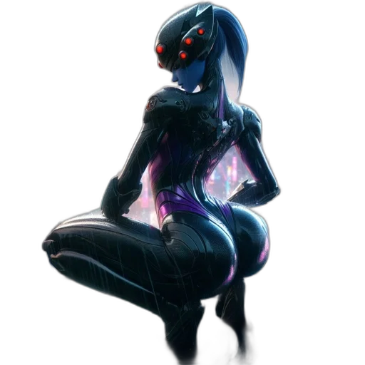 robot, dress, mask, creature transparent PNG cut-out
