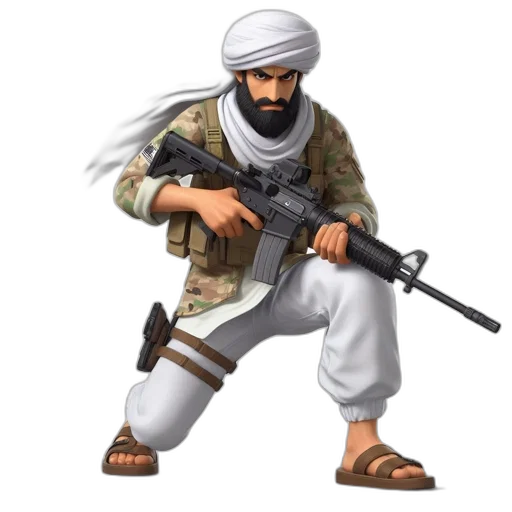 weapon, pixel art, concept art, 3d render transparent PNG cut-out