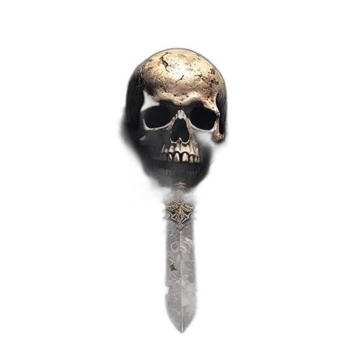weapon, sword, staff, jewelry transparent PNG cut-out
