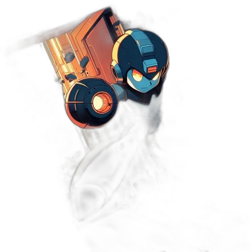 robot, mask, face, weapon transparent PNG cut-out