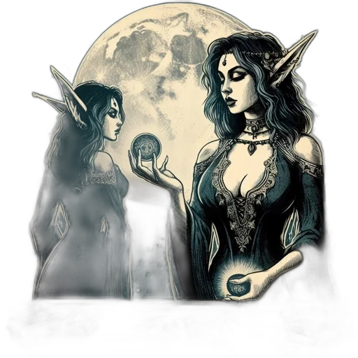 fantasy art, concept art, comic book art, pixel art transparent PNG cut-out