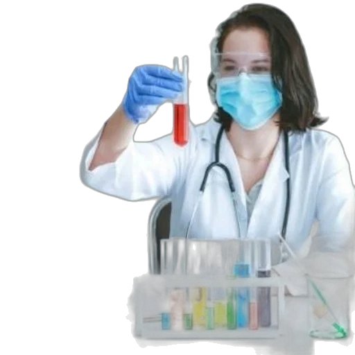 staff, scientist, lab, coat transparent PNG cut-out