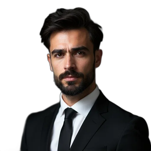 staff, face, jacket, hair transparent PNG cut-out