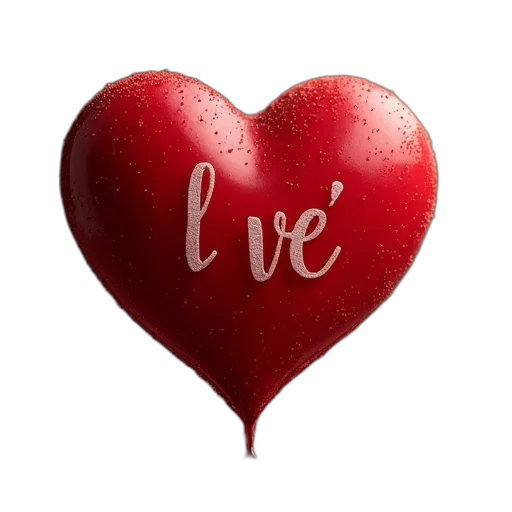 red, heart, words, blood transparent PNG cut-out