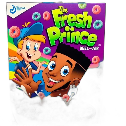 food, cereal, box, featuring transparent PNG cut-out