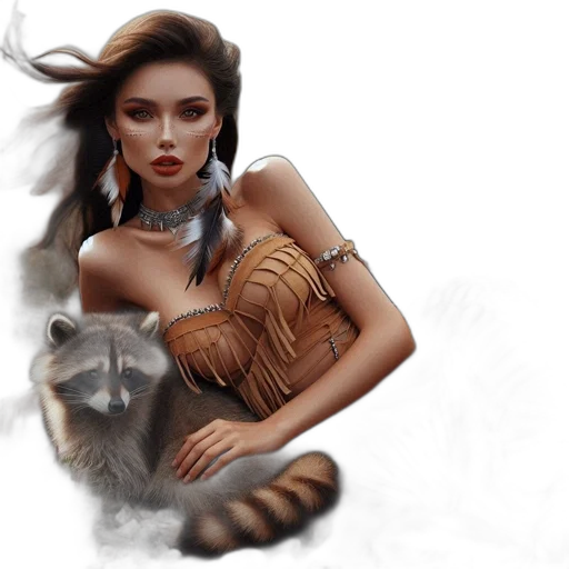 jewelry, animal, fantasy art, photorealistic transparent PNG cut-out