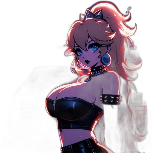 dress, robot, crown, concept art transparent PNG cut-out