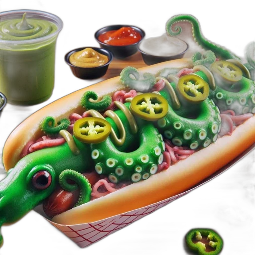 food, concept art, photorealistic, 3d render transparent PNG cut-out