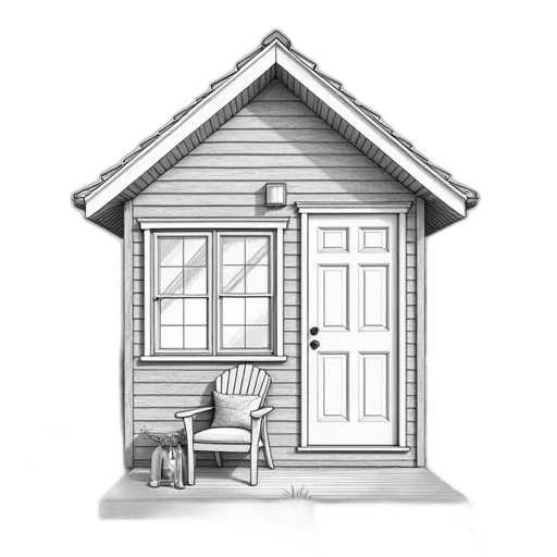 furniture, building, 3d render, concept art transparent PNG cut-out