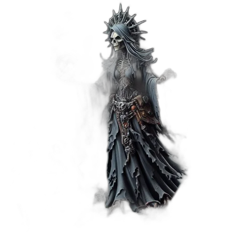 dress, mask, creature, staff transparent PNG cut-out